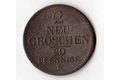 č.90 Sachsen/ 2 Neu Groschen 1850 F