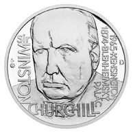 Stříbrná medaile Kult osobnosti - Winston Churchill  proof (ČM 2024) 