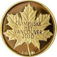 Zlatá medaile OH Vancouver 2010 proof (ČM 2010)