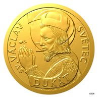 Zlatý 3-dukát sv. Václava se zlatým certifikátem (ČM 2024)