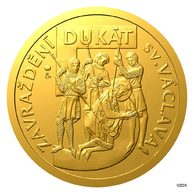 Zlatý 5-dukát sv. Václava se zlatým certifikátem (ČM 2024)