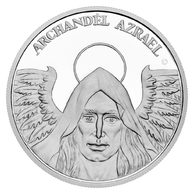 Stříbrná dvouuncová mince Archanděl Azrael proof (ČM 2024) 