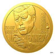 Zlatý dukát Kult osobnosti - J. F. Kennedy  proof (ČM 2024) 