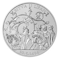 Stříbrná medaile 10 oz Bitva u Lipan standard (ČM 2024)