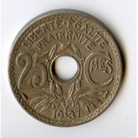 25 Centimes r.1937 (wč.259)