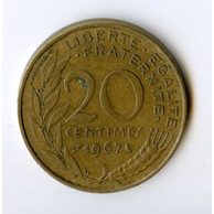 20 Centimes r.1967 (wč.688)