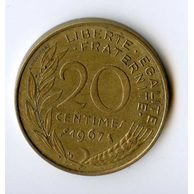 20 Centimes r.1967 (wč.689)