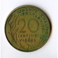 20 Centimes r.1969 (wč.692)