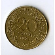 20 Centimes r.1994 (wč.747)