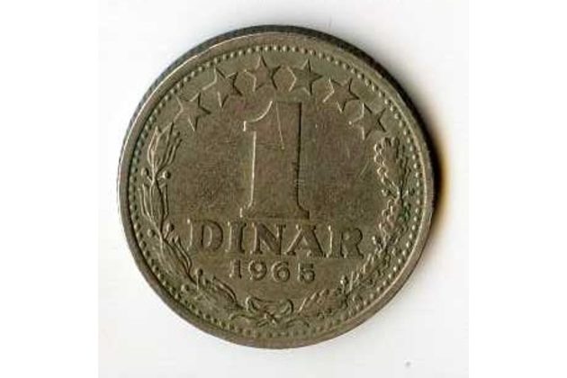 Mince Jugoslávie  1 Dinar 1965 (wč.306)     