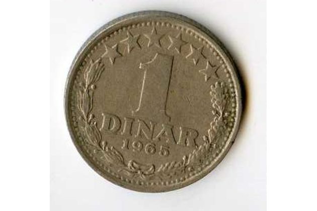 Mince Jugoslávie  1 Dinar 1965 (wč.306A)   