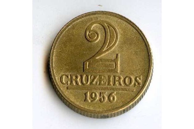 Mince Brazílie  2 Cruzeiros 1956 (wč.211)       