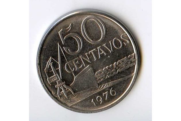 Mince Brazílie  50 Centavos 1976 (wč.170D)               