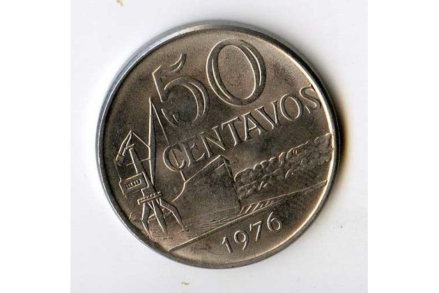 Mince Brazílie  50 Centavos 1976 (wč.170E)                