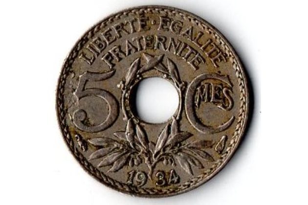 5 Centimes r.1934 (wč.135)