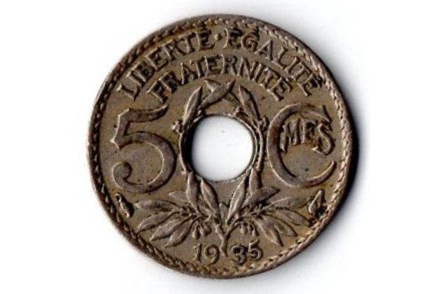 5 Centimes r.1935 (wč.137)