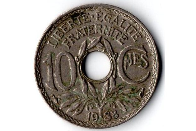 10 Centimes r.1938 (wč.203)