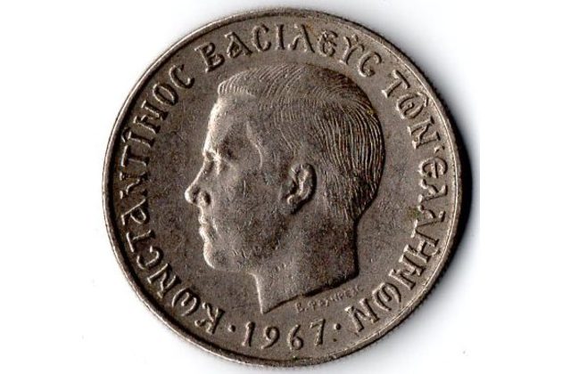 Mince Řecko  2 Drachma 1967 (wč.486)      