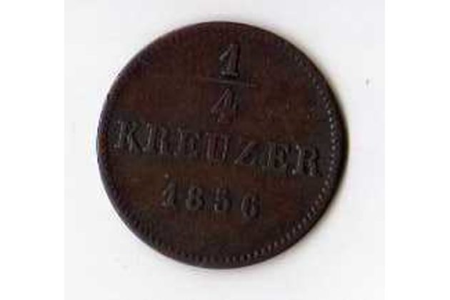 č.44 Schwarzburg-Rudolst./ 1/4 Kr. 1856