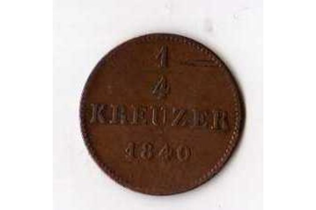 č.45 Schwarzburg-Rudolst./ 1/4 Kr. 1840