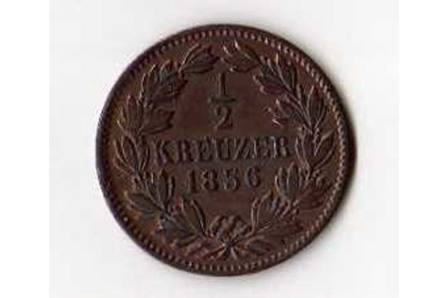 č.57 Baden/ 1/2 Kr. 1856