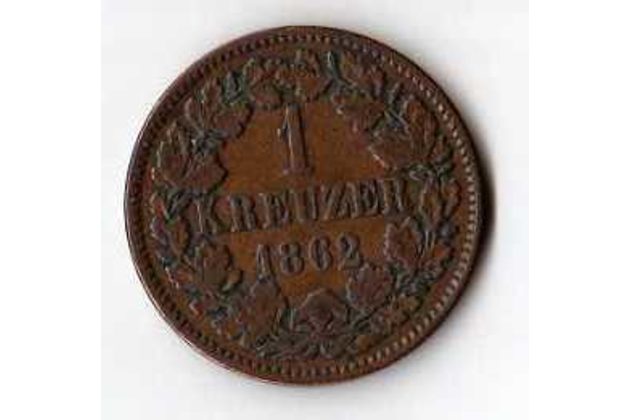 č.62 Baden/ 1 Kr. 1862