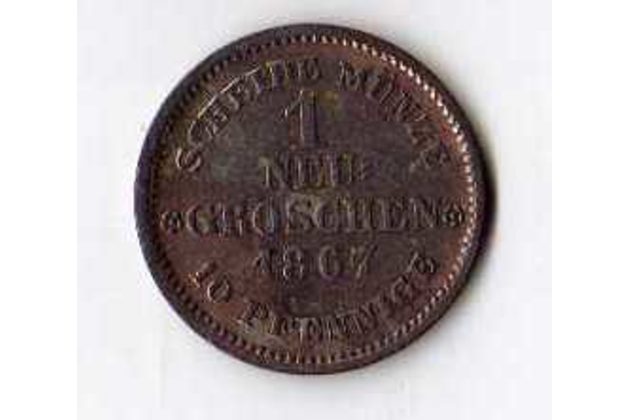 č.87 Sachsen/ 1 Neu Groschen 1867 B