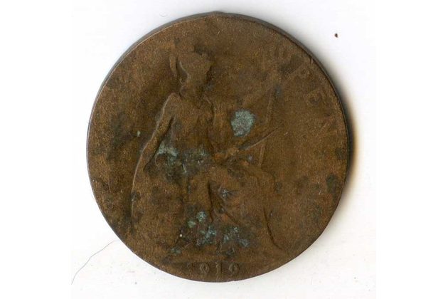 1/2 Penny r. 1919 (č.658)