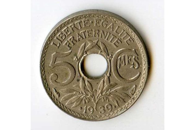 5 Centimes r.1939 (wč.144)