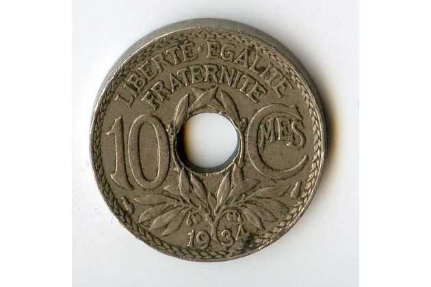 10 Centimes r.1934 (wč.195)