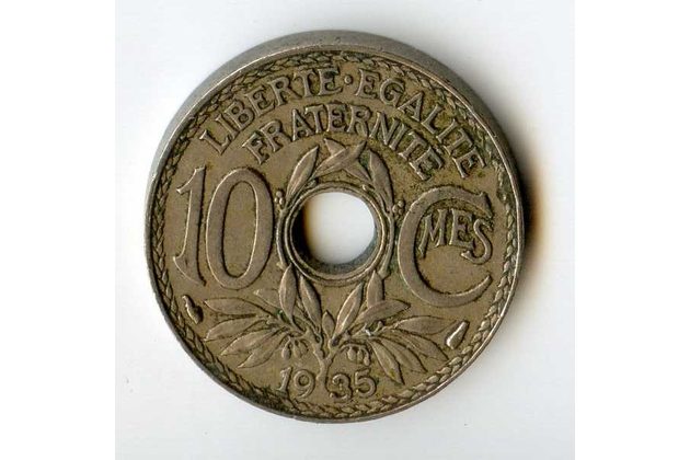 10 Centimes r.1935 (wč.197)