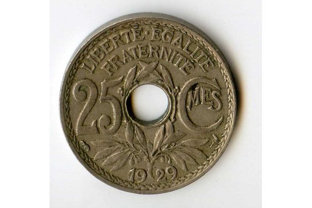 25 Centimes r.1929 (wč.243)