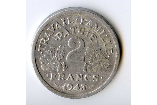 2 Francs r.1943 (wč.380)