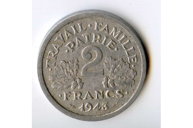 2 Francs r.1943 (wč.381)