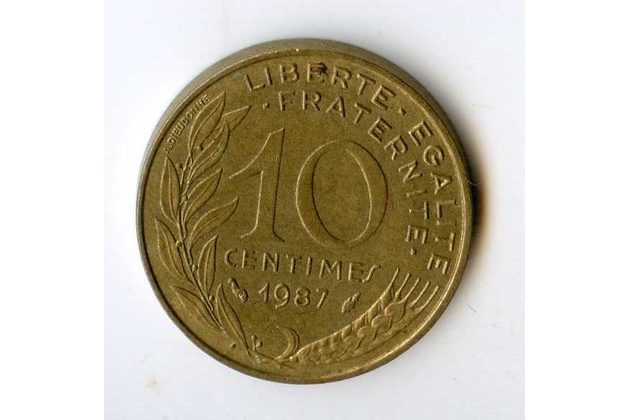 10 Centimes r.1987 (wč.641)