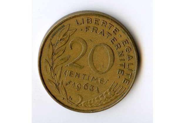 20 Centimes r.1963 (wč.681)