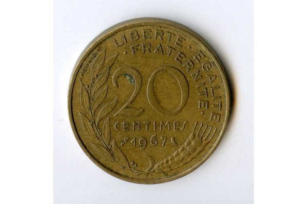 20 Centimes r.1967 (wč.688)