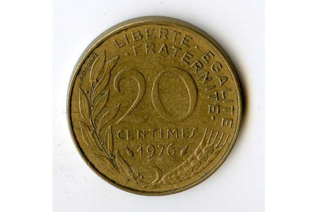 20 Centimes r.1976 (wč.706)