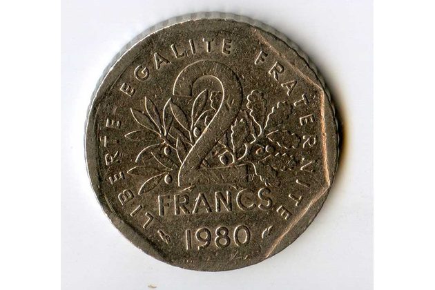 2 Francs r.1980 (wč.983)