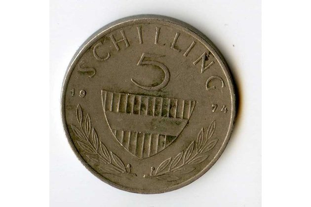 5 Schilling r.1974 (wč.800)